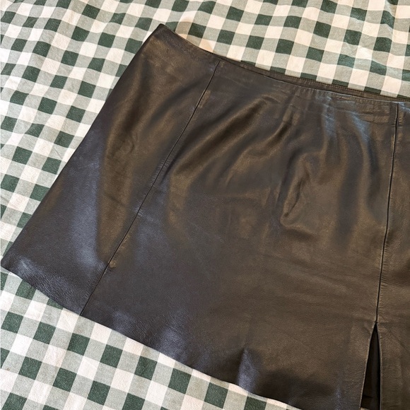 ⭐️ Reformation | Veda Margie Sheep Leather Mini Skirt - Picture 14 of 16
